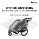 B-Ware Hauck Regenschutz Regenverdeck Fahrradanhänger Bike N Walk Wetterschutz Kinder