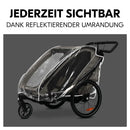 B-Ware Hauck Regenschutz Regenverdeck Fahrradanhänger Bike N Walk Wetterschutz Kinder