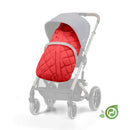 B-Ware Cybex Fußsack Kinderwagen Fußmuff Snogga 2 Hibiscus Red Ganzjahres Baby Rot