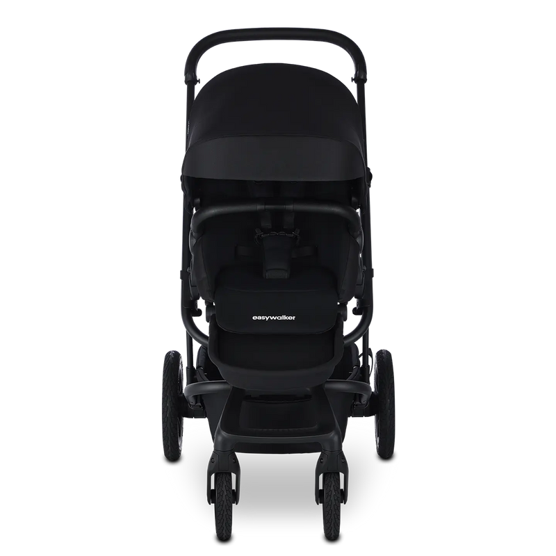 B-Ware Easywalker Harvey⁵ Air Kinderwagen Buggy Midnight Black Kombikinderwagen Verdeck