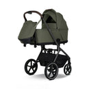 B-Ware My Junior Kombi Kinderwagen Buggy 2in1 Olive Green Sportsitz Tragewanne Klappbar