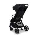 B-Ware Little One Buggy Kinderwagen Glow Xl Schwarz Black Melange Liegeposition Korb