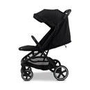 B-Ware Little One Buggy Kinderwagen Glow Xl Schwarz Black Melange Liegeposition Korb
