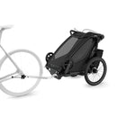 B-Ware Thule Fahrradanhänger Kinderwagen Chariot Sport 2 Single Schwarz Multisport
