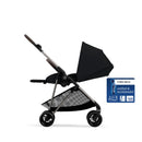 B-Ware Cybex Kinderwagen Buggy Melio Magic Black Stadtwagen Schwarz Sitz Kinderbuggy