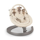 B-Ware Nuna Wippe Babywippe Leaf Grow Cloud Beige Bio Baumwolle Mesh 3 Punkt780