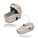 Kinderkraft Nea 2.0 Kinderwagen Buggy Babywagen Kombi Kinderwagen Soft Beige B-Ware