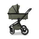 B-Ware Moon Kinderwagen Buggy Kombikinderwagen Resea Edition Plus Moss Grün Babywanne
