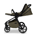 B-Ware Moon Kombi Kinderwagen Kinderwagen Buggy Resea 2.0 Moss Grün Höhenverstellbar