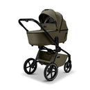 B-Ware Moon Kombi Kinderwagen Kinderwagen Buggy Resea 2.0 Moss Grün Höhenverstellbar