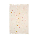 B-Ware Little Dutch Teppich Vorleger Pünktchen Kinderzimmer Baumwolle Beige Rutschfest
