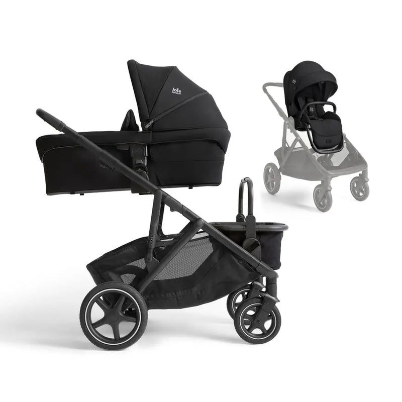 Flexibler Kombikinderwagen Schwarz