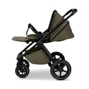 B-Ware Moon Kombi Kinderwagen Babywagen Gio 2.0 Moss Grün Kinderwagen Sportsitz Wanne