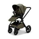 B-Ware Moon Kombi Kinderwagen Babywagen Gio 2.0 Moss Grün Kinderwagen Sportsitz Wanne