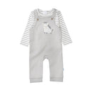 Little one LO:U Stramplerset Zebra soft grey 68