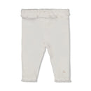 Feetje Legging offwhite Rüsche - Flowers 68