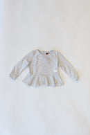 Longsleeve hellgrau Gr.86 | 7 for all mankind