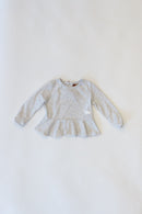 Longsleeve light gray size 86 | 7 for all mankind