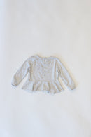 Longsleeve hellgrau Gr.86 | 7 for all mankind