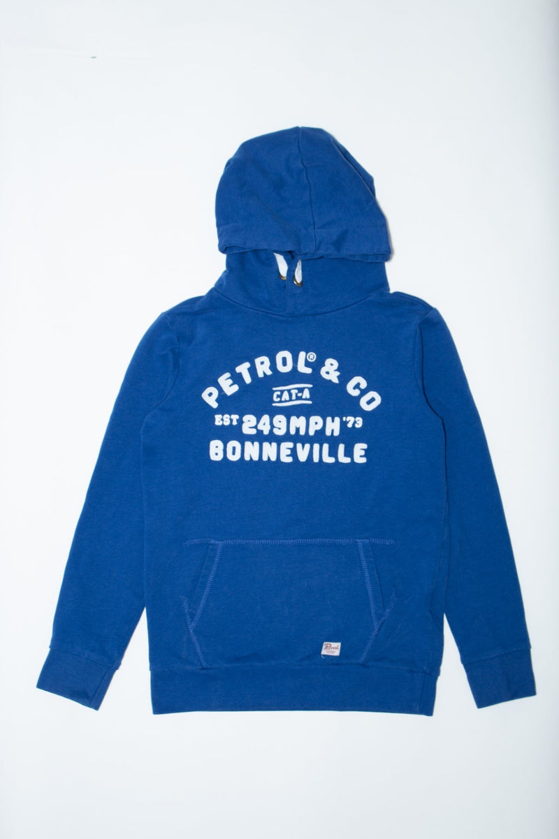 Hoodie royalblau Gr.152 | Petrol