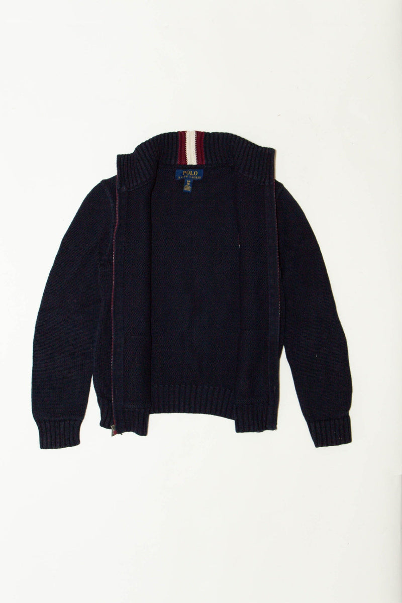 Strick Jacke dunkelblau Gr.128 / 8 | Polo Ralph Lauren