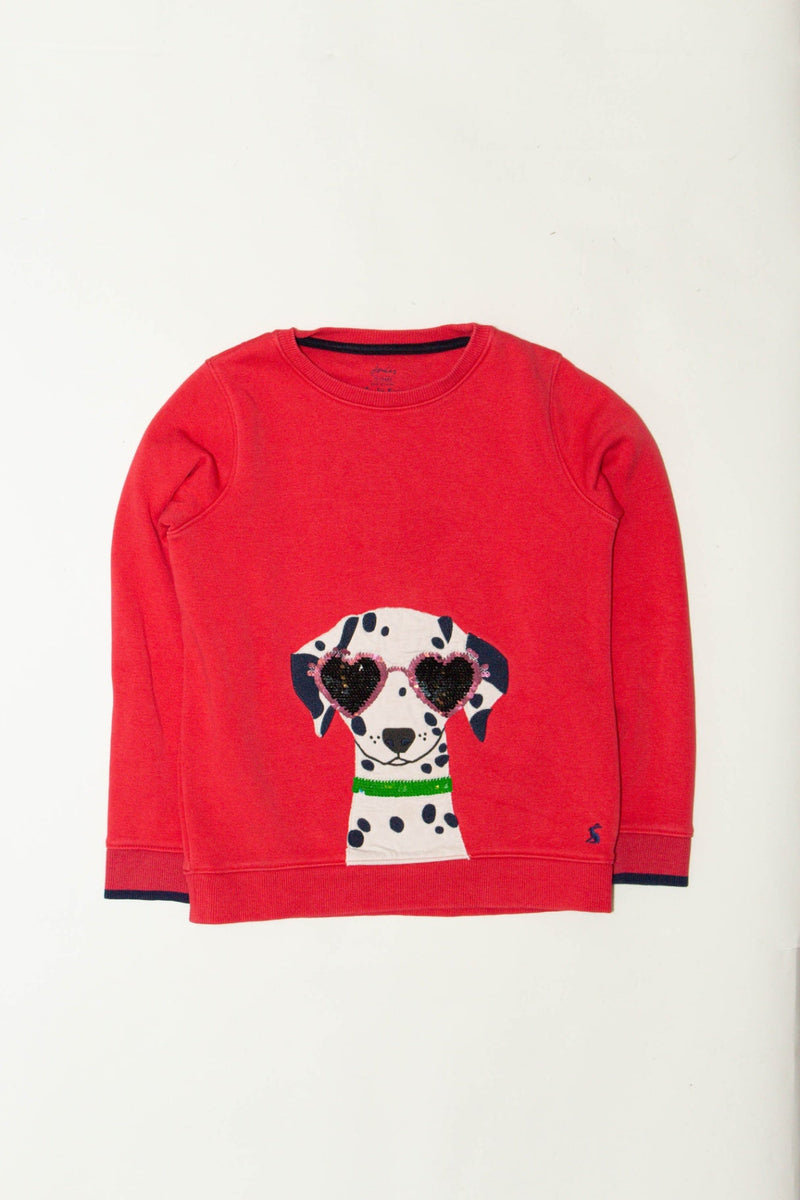 Sweater Dalmatian Sequins Size 140/10 | Tom Joules