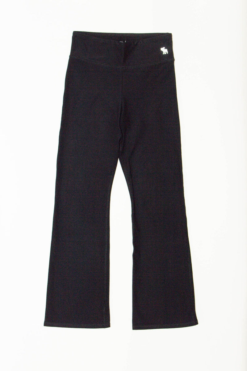 Leggins mit Schlag schwarz Gr.146/152 | Abercrombie