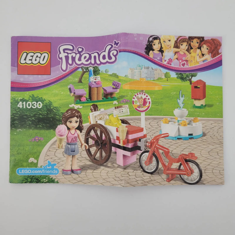 Ice Cream Truck Lego Friends Set 41030 Parts as shown