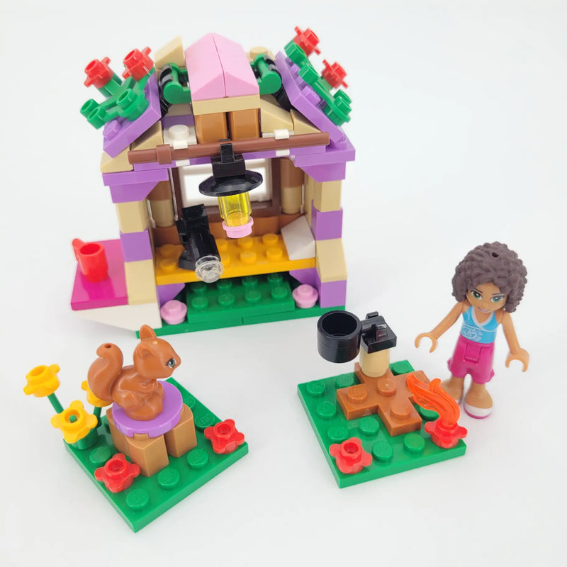 Andreas Mountain Hut Lego Friends Set 41031 Parts as shown