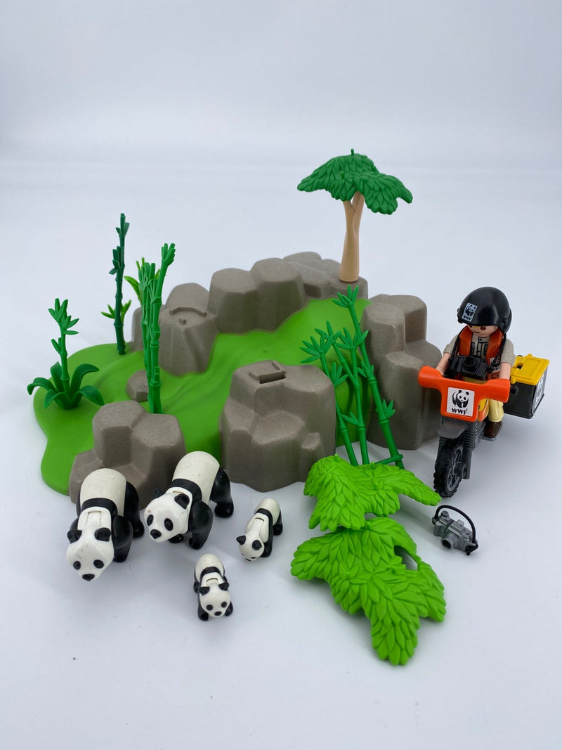 Playmobil Playmobil 5272 WWF Pandaforscher im Bambuswald Zustand