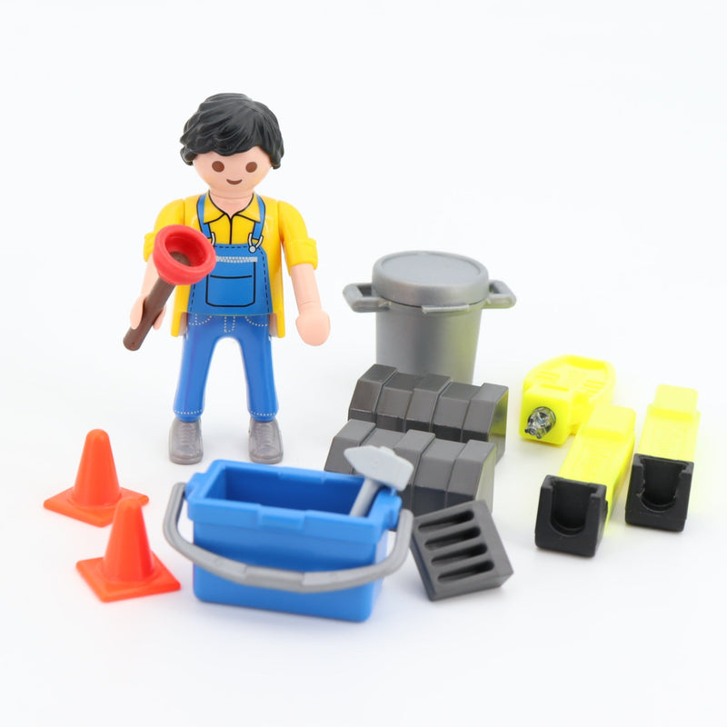 Playmobil Playmobil Blasting Master and Tools Colorful Condition Very Good