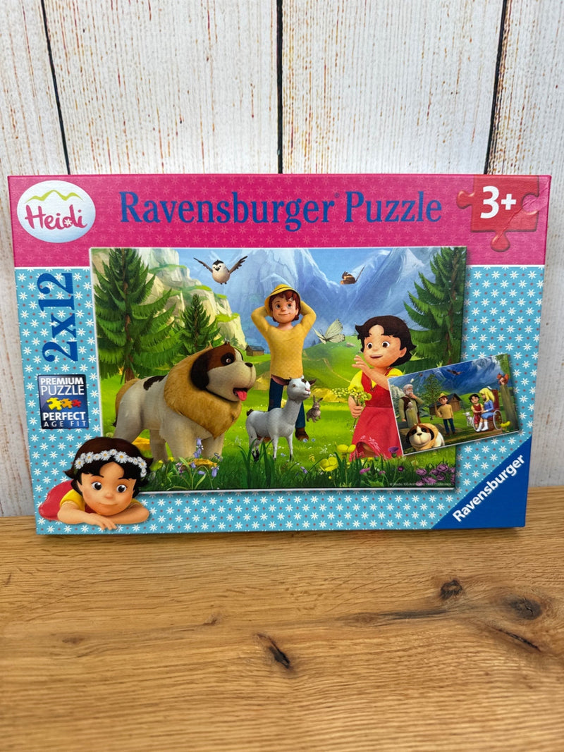 Ravensburger  Puzzle Heidi 2x12 Teile ab 3 Jahre