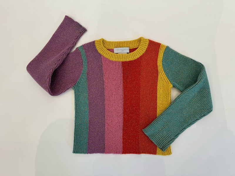 Sweater block stripes with lurex size 104 | Stella McCartney