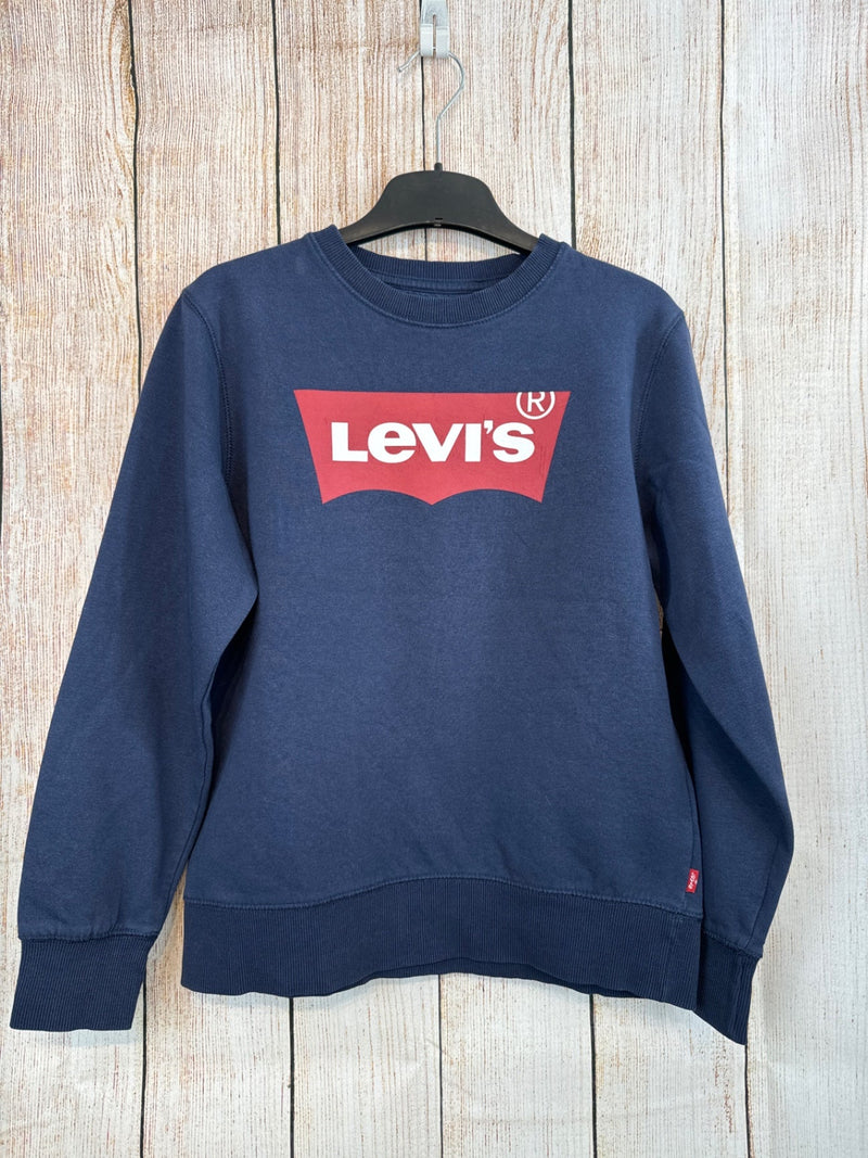 Levi´s Pullover Dunkelblaum. rotem Logo Gr. 152