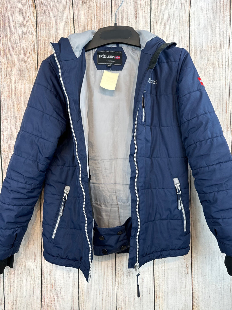 Trollkids Anorak Dunkelblau Gr. 152