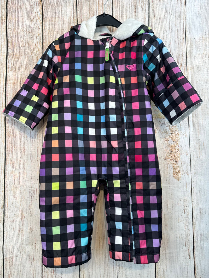 Roxy snowsuit black/ colorful size 74/80