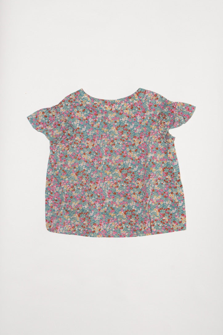 Blouse floral size 116 / 6 | Bonpoint