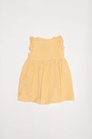 Kleid gelb kariert Gr.86 | Hust & Claire