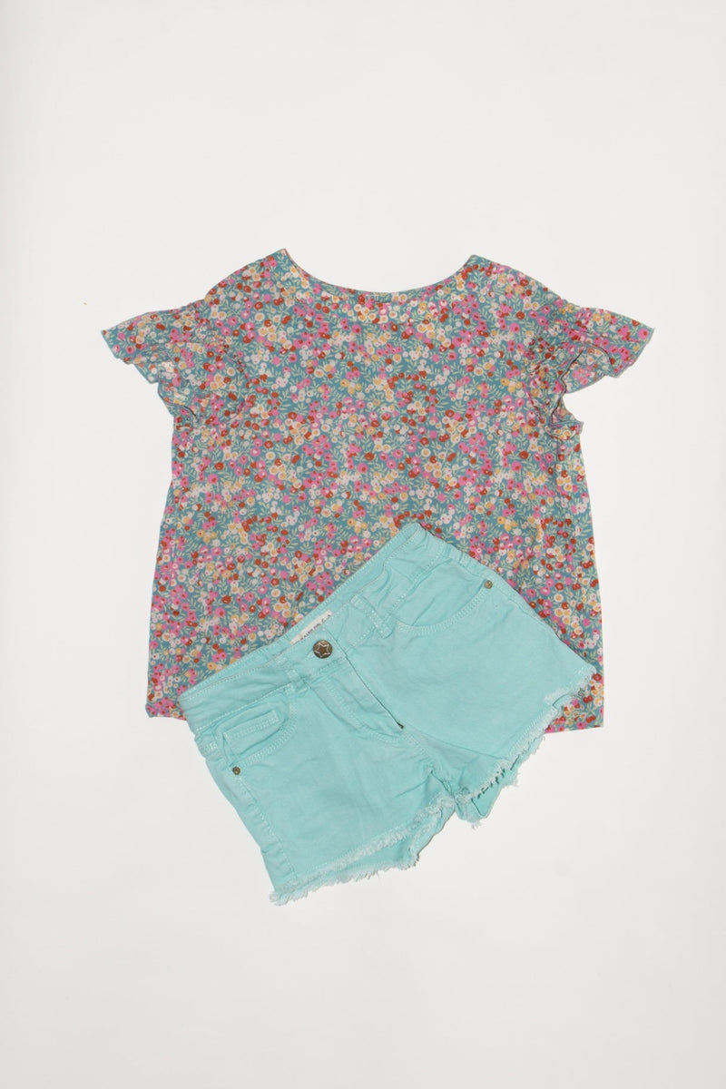 Shorts turquoise size 122/128 | TEX Basic Girl