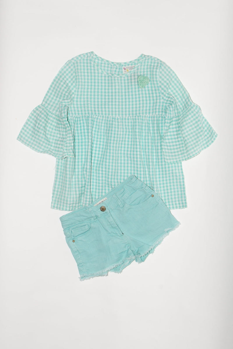 Shorts turquoise size 122/128 | TEX Basic Girl