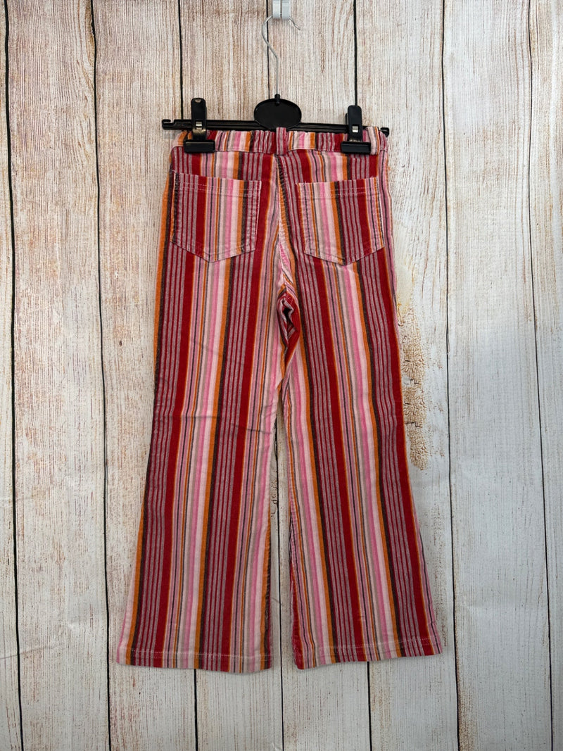 Jako-o fine corduroy trousers colorful striped size 122