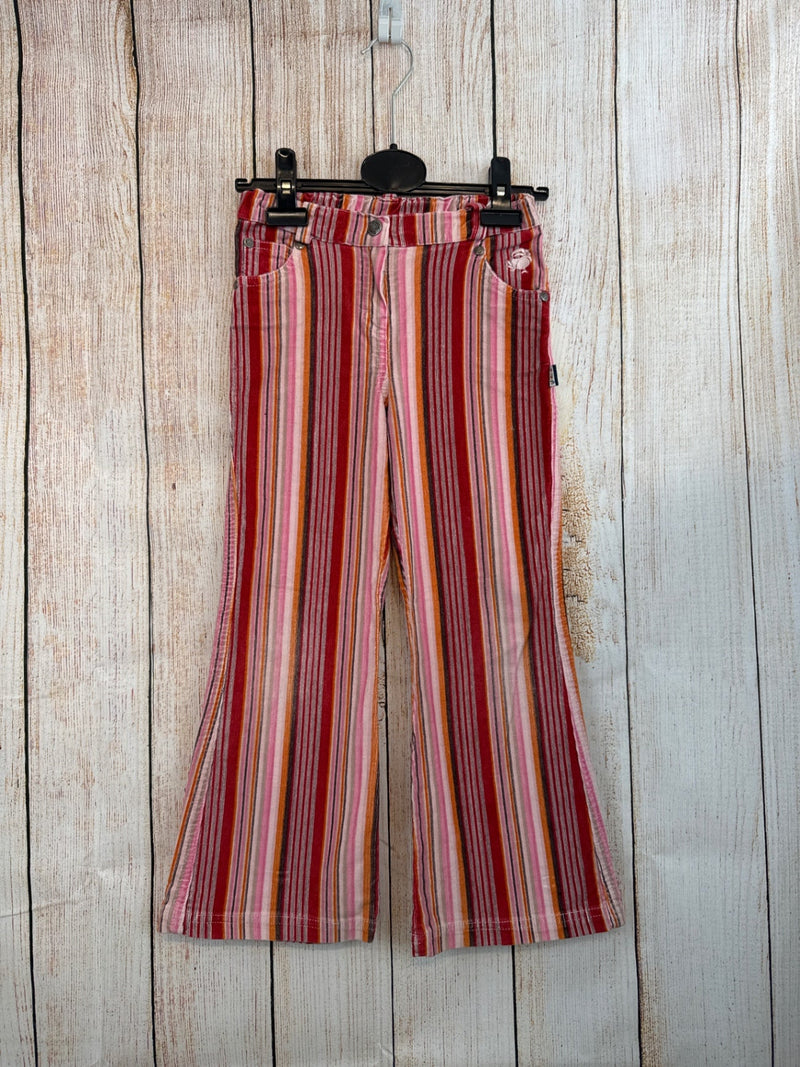 Jako-o fine corduroy trousers colorful striped size 122