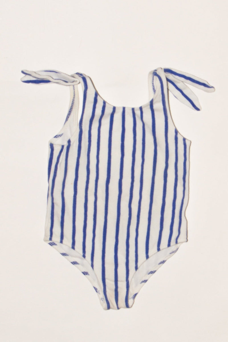 Swimsuit blue and white striped size 92 | Buho