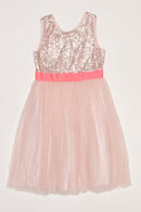 Festliches Kleid rosé Gr.128/134 | Ted Baker