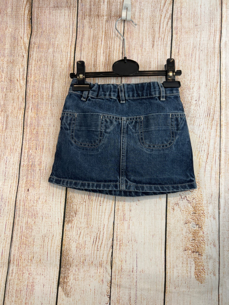 Petit bateau Jeansrock jeansblau Gr. 86/92