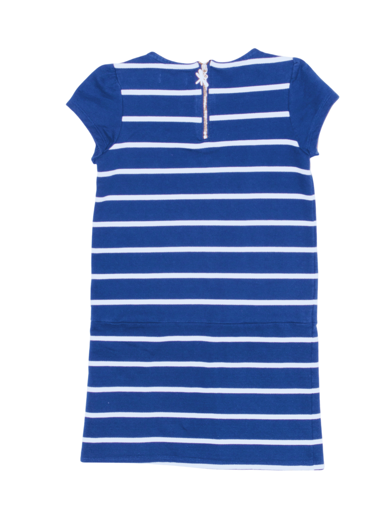 striped dress blue size 122 | Vertbaudet