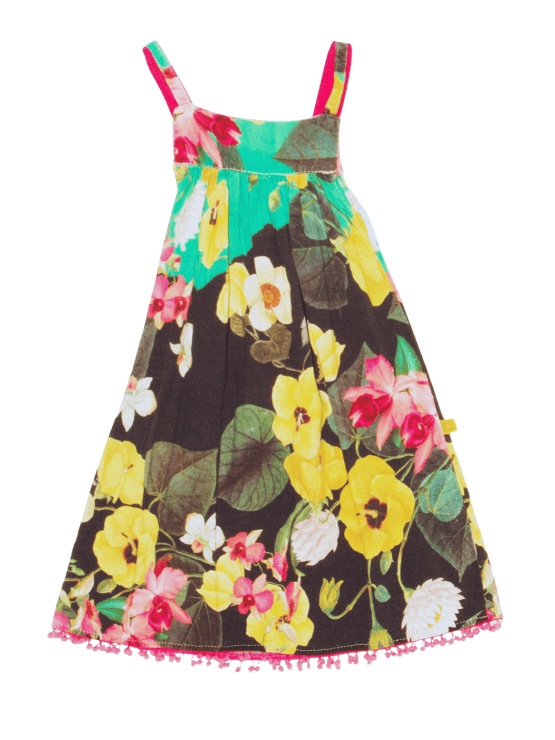 Dress with floral pattern size 92/98 | Vacamarella