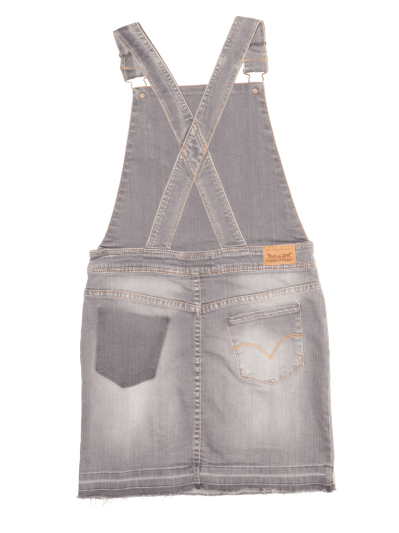 Jeans dungaree dress grey size 12 | Levis