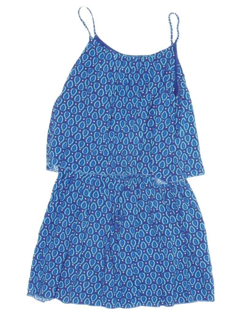 Strap dress with blue pattern size 146 | Chloé