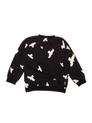 Sweater black with doves size 110 | moi